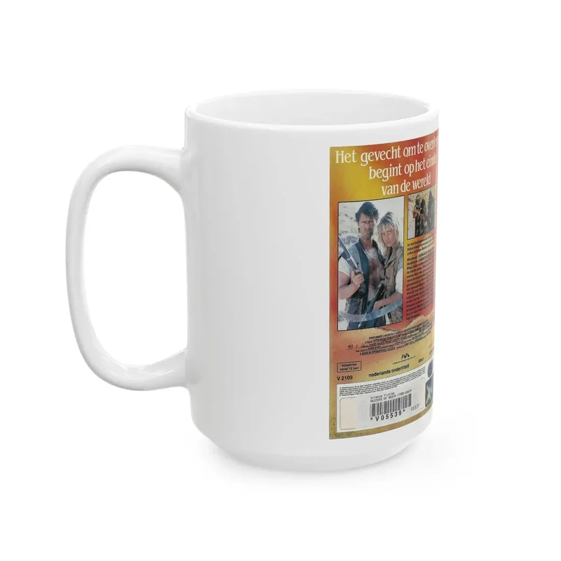 RAIDERS OF DEATH (VHS COVER) - White Coffee Mug - Go Mug Yourself