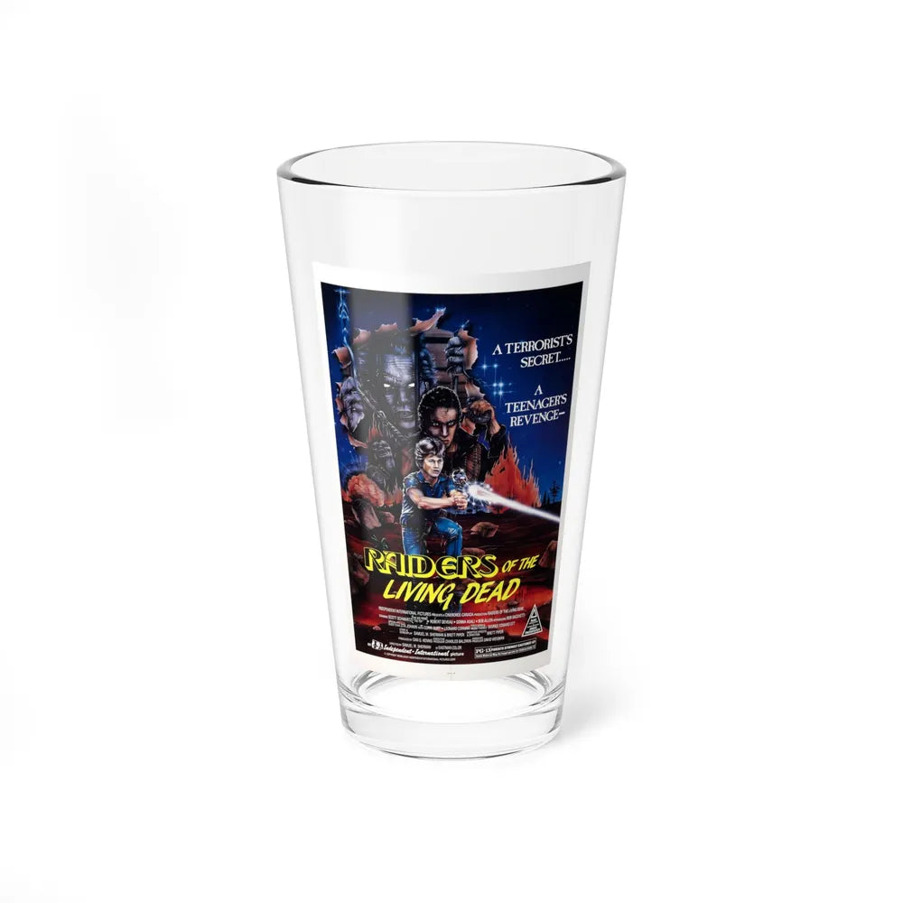 RAIDERS OF THE LIVING DEAD 1986 Movie Poster - Pint Glass 16oz-16oz-Go Mug Yourself