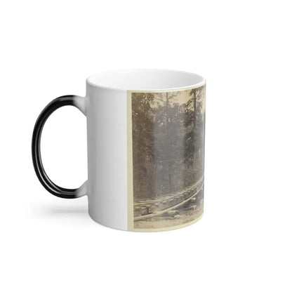 Railroad Bridge With Timber Trestles (U.S. Civil War) Color Changing Coffee Mug 11oz - Go Mug Yourself