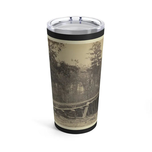 Railroad Bridge With Timber Trestles (U.S. Civil War) Tumbler 20oz 20oz - Go Mug Yourself