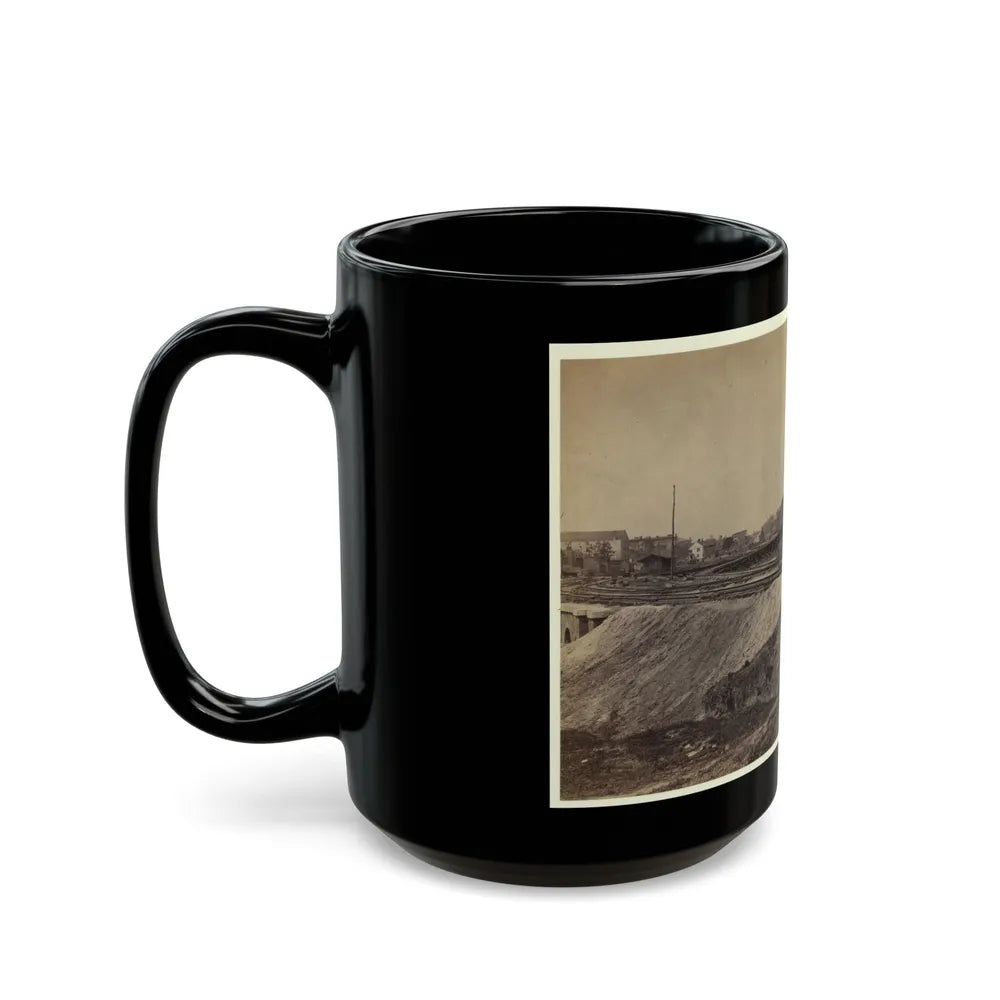 Railroad Construction On The City Point And Army Railroad Line (U.S. Civil War) Black Coffee Mug-Go Mug Yourself