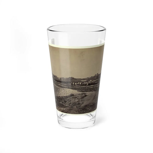 Railroad Construction On The City Point And Army Railroad Line (U.S. Civil War) Pint Glass 16oz-16oz-Go Mug Yourself