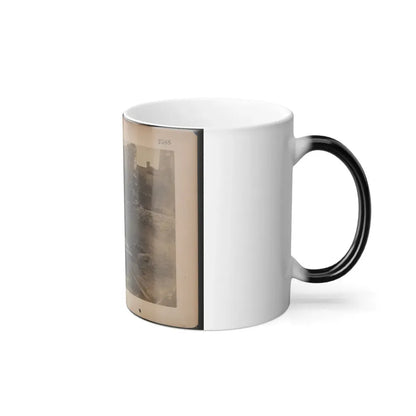 Railroad Construction Worker Straightening Track (U.S. Civil War) Color Changing Coffee Mug 11oz - Go Mug Yourself