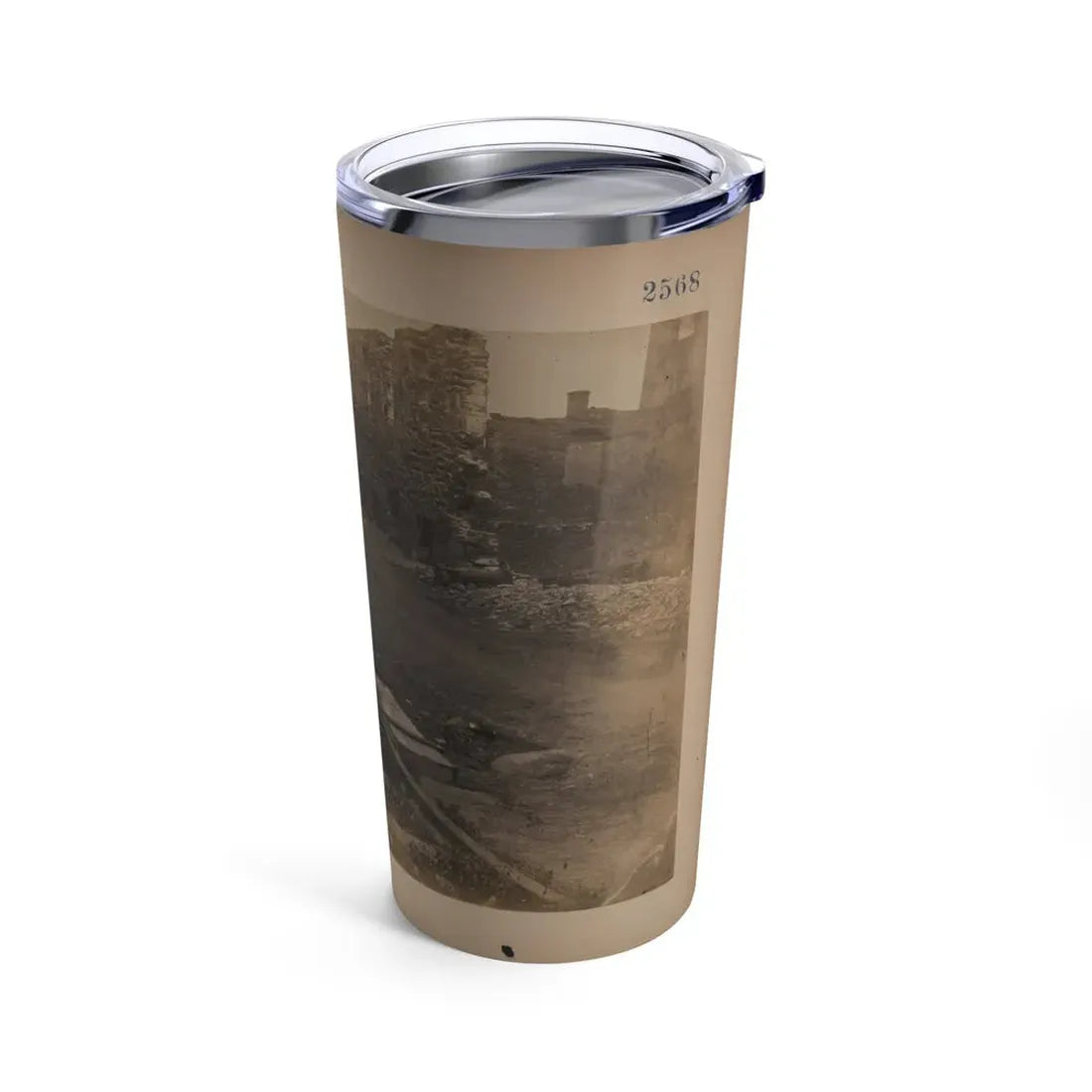 Railroad Construction Worker Straightening Track (U.S. Civil War) Tumbler 20oz - Go Mug Yourself