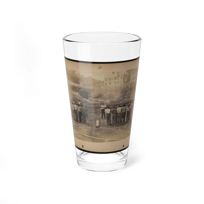 Railroad Construction Workers Holding Track (U.S. Civil War) Pint Glass 16oz-16oz-Go Mug Yourself