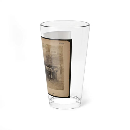 Railroad Construction Workers Holding Track (U.S. Civil War) Pint Glass 16oz-Go Mug Yourself