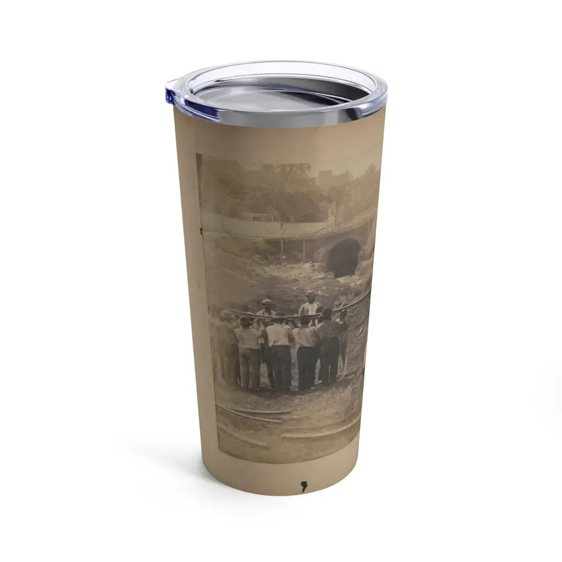 Railroad Construction Workers Holding Track (U.S. Civil War) Tumbler 20oz - Go Mug Yourself