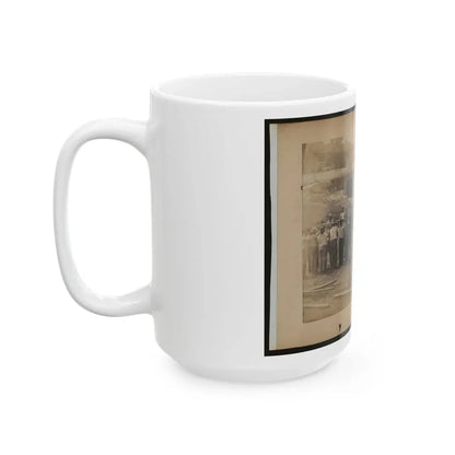 Railroad Construction Workers Holding Track (U.S. Civil War) White Coffee Mug - Go Mug Yourself
