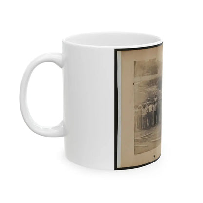 Railroad Construction Workers Holding Track (U.S. Civil War) White Coffee Mug - Go Mug Yourself