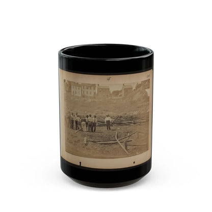 Railroad Construction Workers Straightening Track (U.S. Civil War) Black Coffee Mug-15oz-Go Mug Yourself