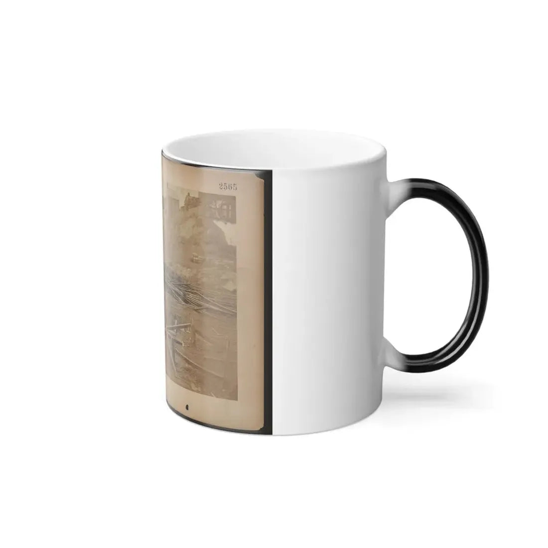 Railroad Construction Workers Straightening Track (U.S. Civil War) Color Changing Coffee Mug 11oz - Go Mug Yourself