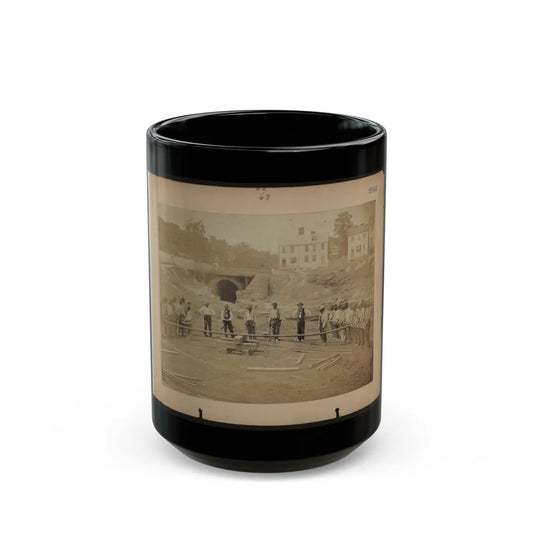 Railroad Construction Workers (U.S. Civil War) Black Coffee Mug-15oz-Go Mug Yourself