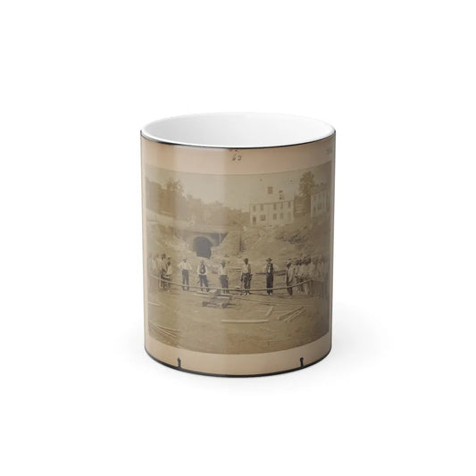 Railroad Construction Workers (U.S. Civil War) Color Changing Coffee Mug 11oz-11oz-Go Mug Yourself