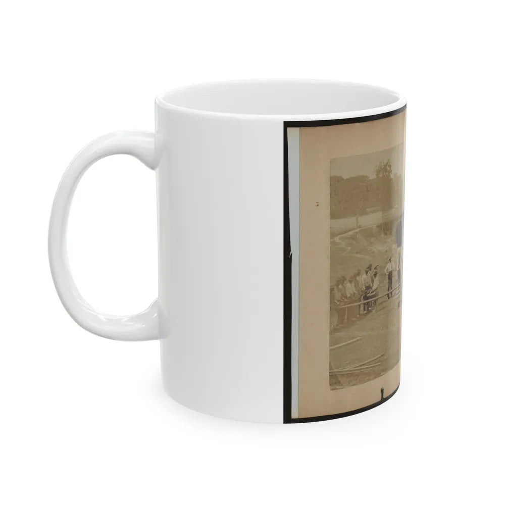 Railroad Construction Workers (U.S. Civil War) White Coffee Mug-Go Mug Yourself