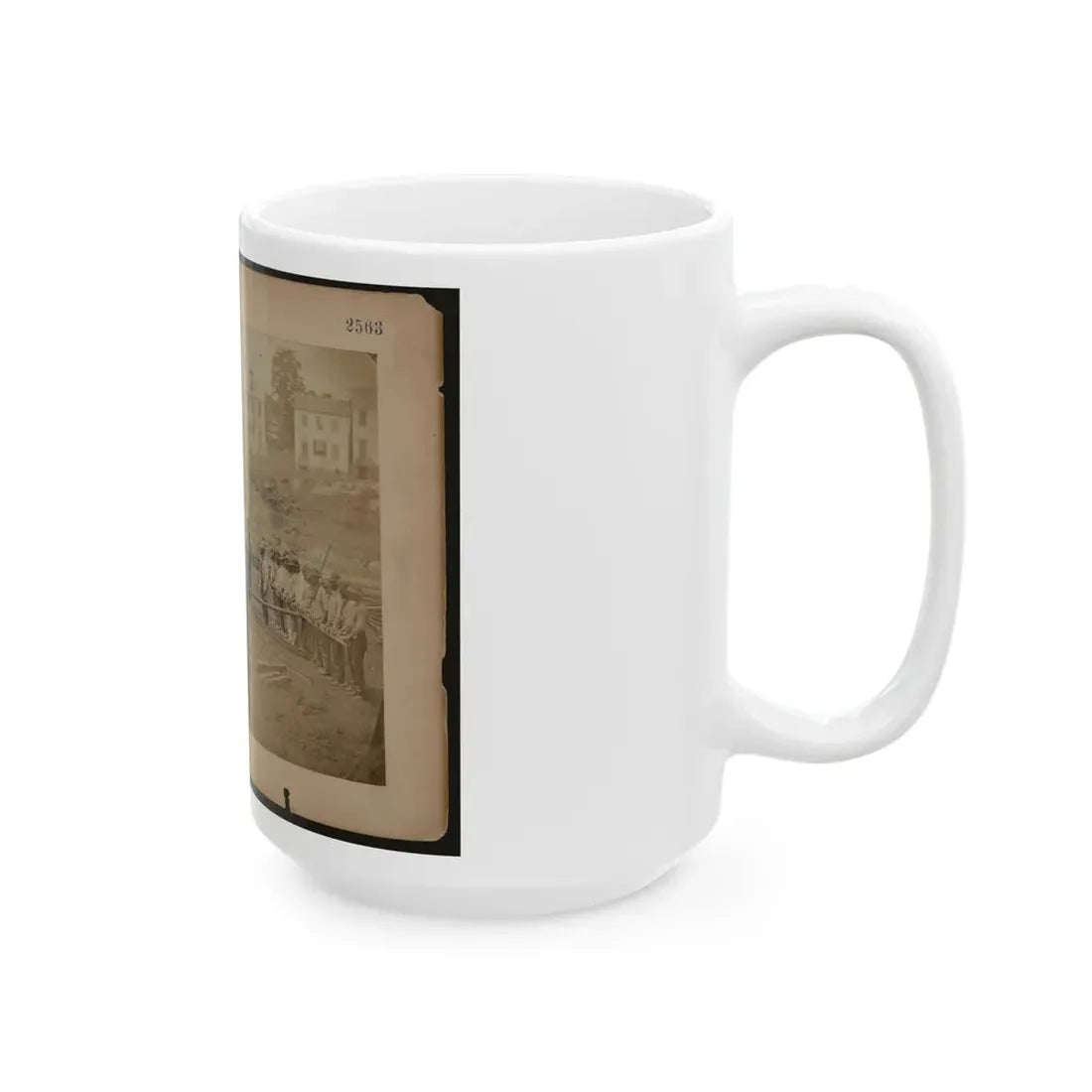 Railroad Construction Workers (U.S. Civil War) White Coffee Mug - Go Mug Yourself
