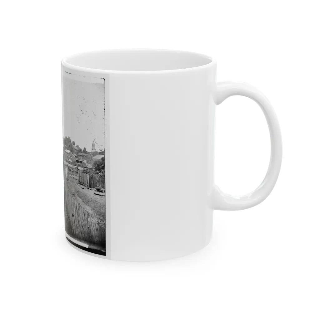 Railroad Depot In Warrenton (U.S. Civil War) White Coffee Mug-Go Mug Yourself