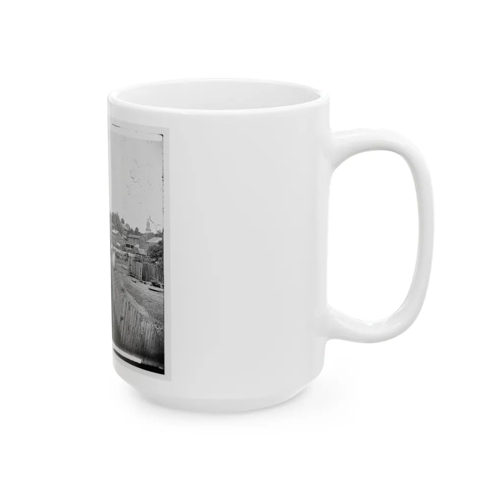 Railroad Depot In Warrenton (U.S. Civil War) White Coffee Mug-Go Mug Yourself