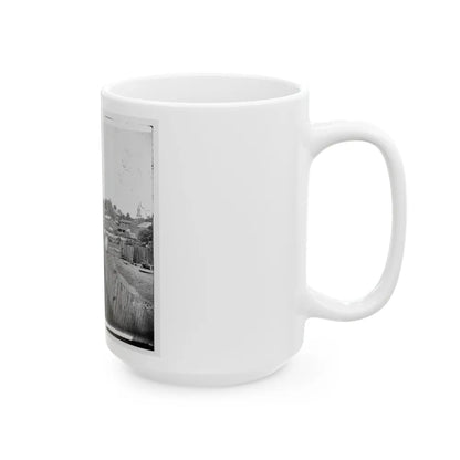 Railroad Depot In Warrenton (U.S. Civil War) White Coffee Mug-Go Mug Yourself