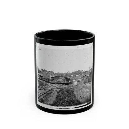 Railroad Depot In Warrenton (U.S. Civil War) Black Coffee Mug 11oz - Go Mug Yourself