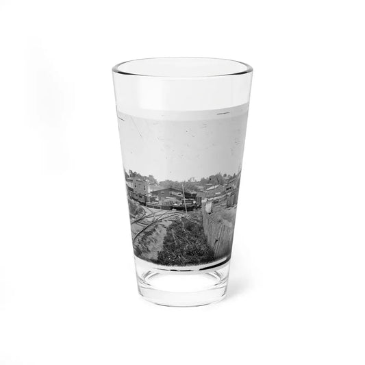 Railroad Depot In Warrenton (U.S. Civil War) Pint Glass 16oz 16oz - Go Mug Yourself