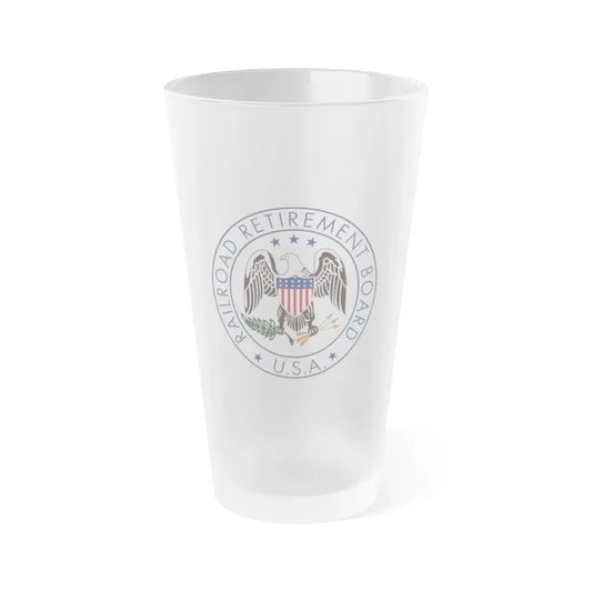 Railroad Retirement Board - Frosted Pint Glass 16oz 16oz Frosted - Go Mug Yourself