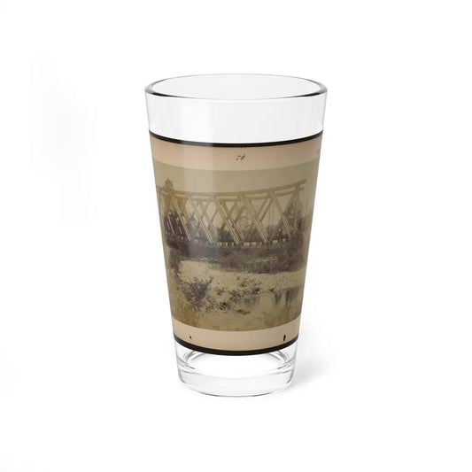 Railroad Trestle Bridge (U.S. Civil War) Pint Glass 16oz-16oz-Go Mug Yourself