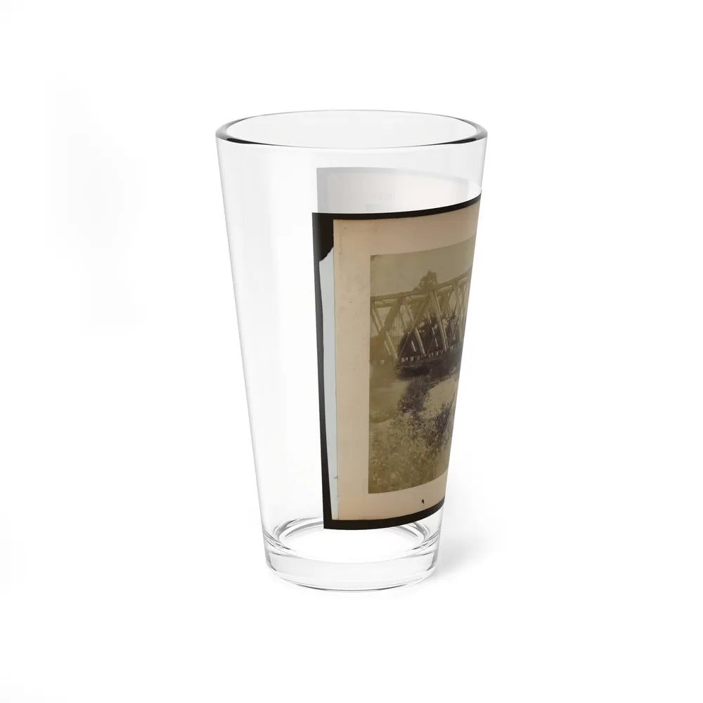 Railroad Trestle Bridge (U.S. Civil War) Pint Glass 16oz-Go Mug Yourself