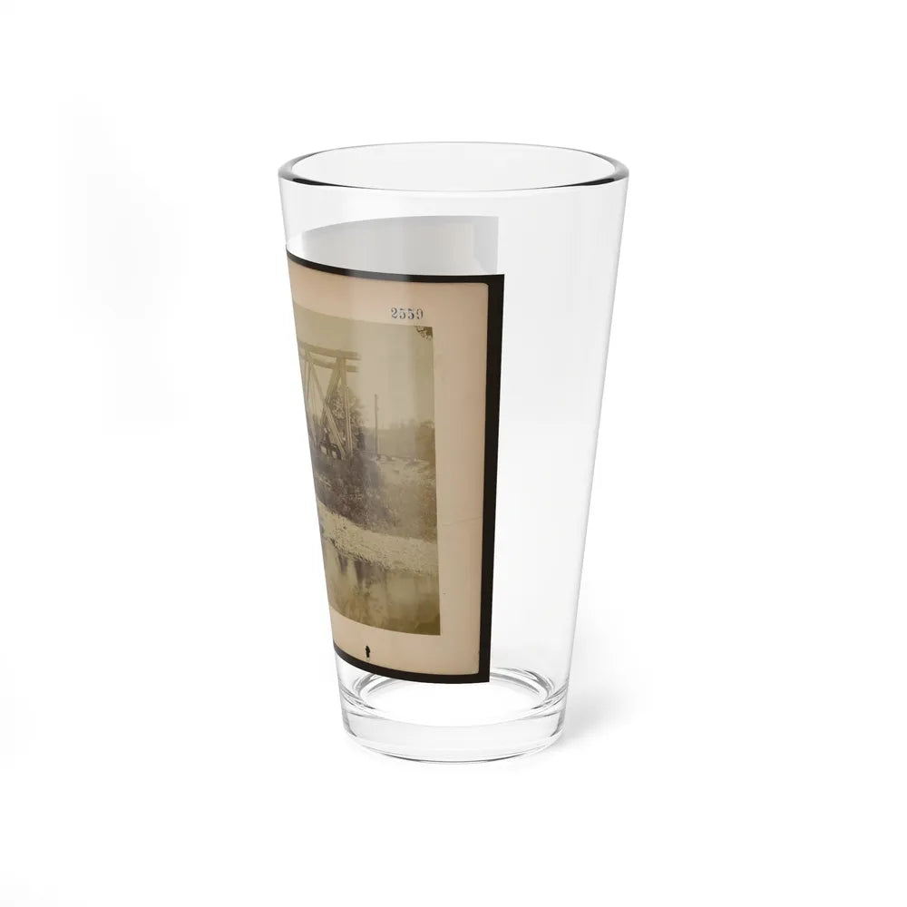 Railroad Trestle Bridge (U.S. Civil War) Pint Glass 16oz-Go Mug Yourself