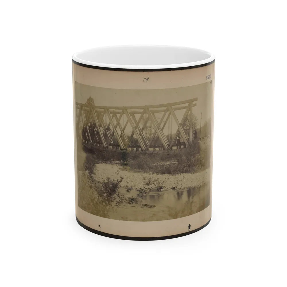 Railroad Trestle Bridge (U.S. Civil War) White Coffee Mug-11oz-Go Mug Yourself