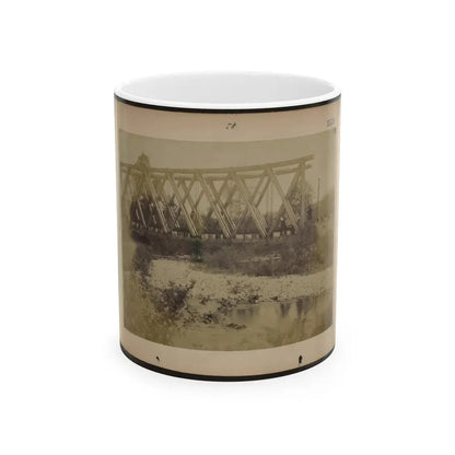 Railroad Trestle Bridge (U.S. Civil War) White Coffee Mug 11oz - Go Mug Yourself