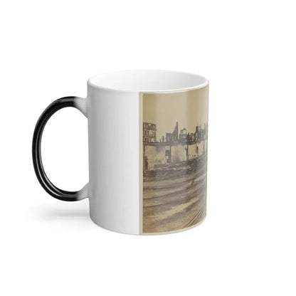Railroad Yard Ruins, Richmond, Va. (U.S. Civil War) Color Changing Coffee Mug 11oz - Go Mug Yourself
