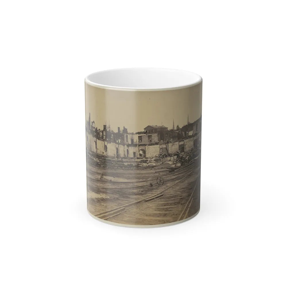 Railroad Yard Ruins, Richmond, Va. (U.S. Civil War) Color Changing Coffee Mug 11oz-11oz-Go Mug Yourself