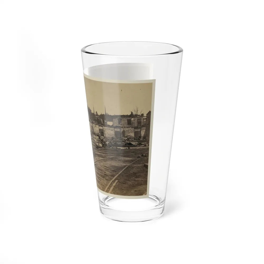 Railroad Yard Ruins, Richmond, Va. (U.S. Civil War) Pint Glass 16oz-Go Mug Yourself