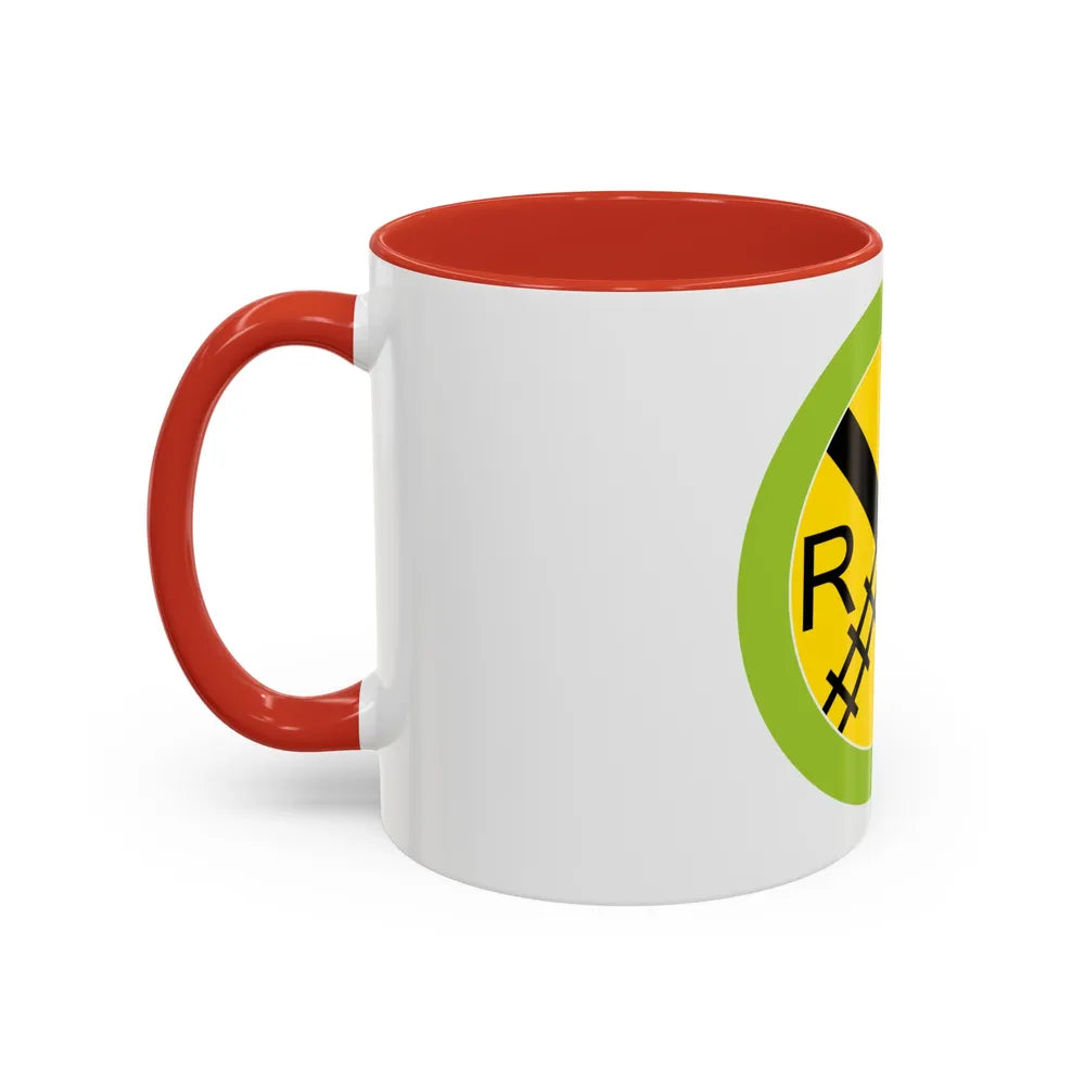 Railroading (Boy Scout Merit Badge) Accent Coffee Mug-Go Mug Yourself