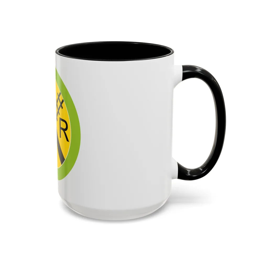 Railroading (Boy Scout Merit Badge) Accent Coffee Mug-Go Mug Yourself