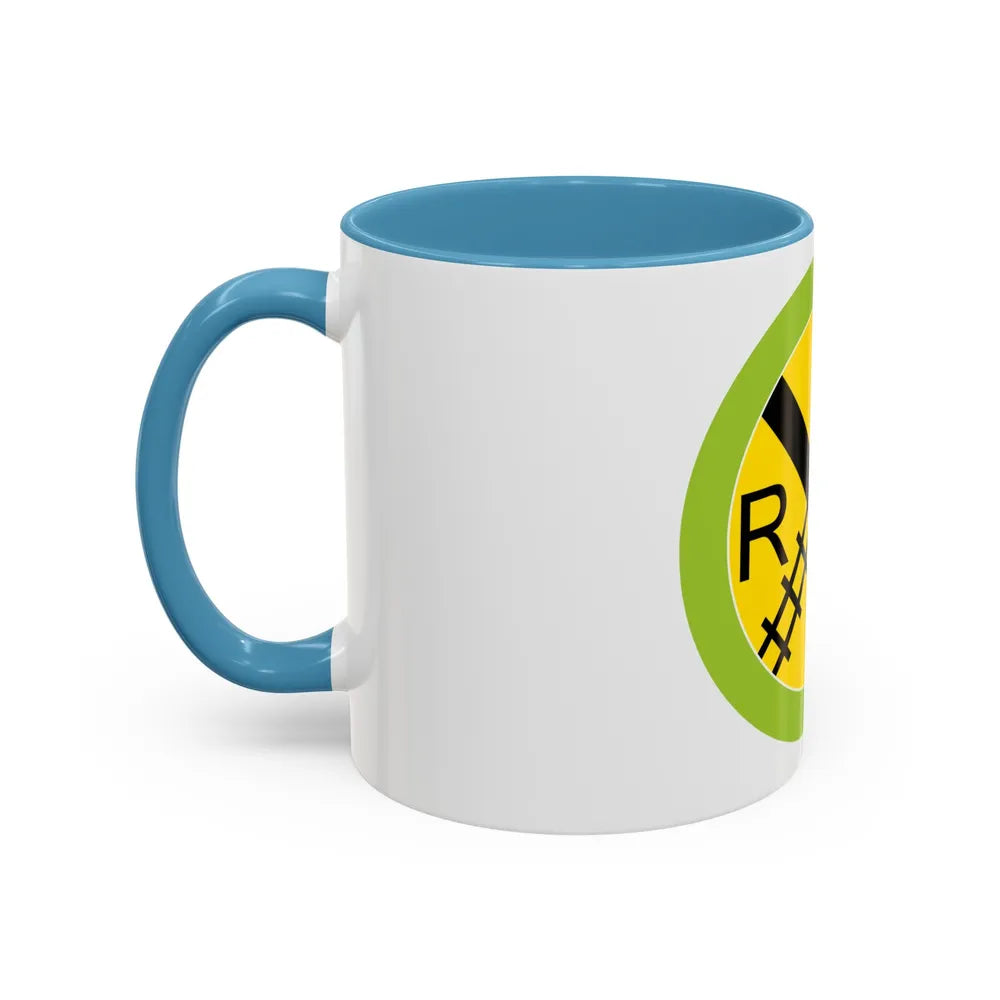 Railroading (Boy Scout Merit Badge) Accent Coffee Mug-Go Mug Yourself