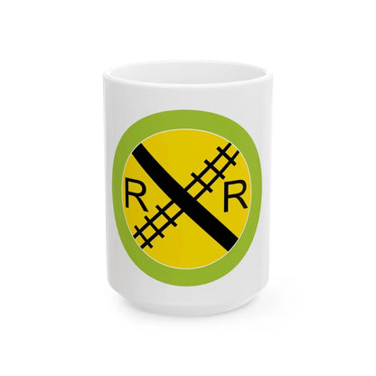 Railroading (Boy Scout Merit Badge) White Coffee Mug-15oz-Go Mug Yourself