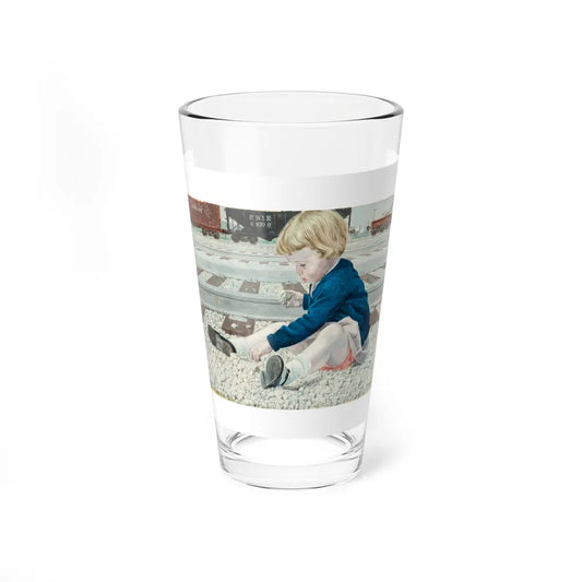 Railyard Illustrations (Magazine Illustration) Pint Glass 16oz-16oz-Go Mug Yourself