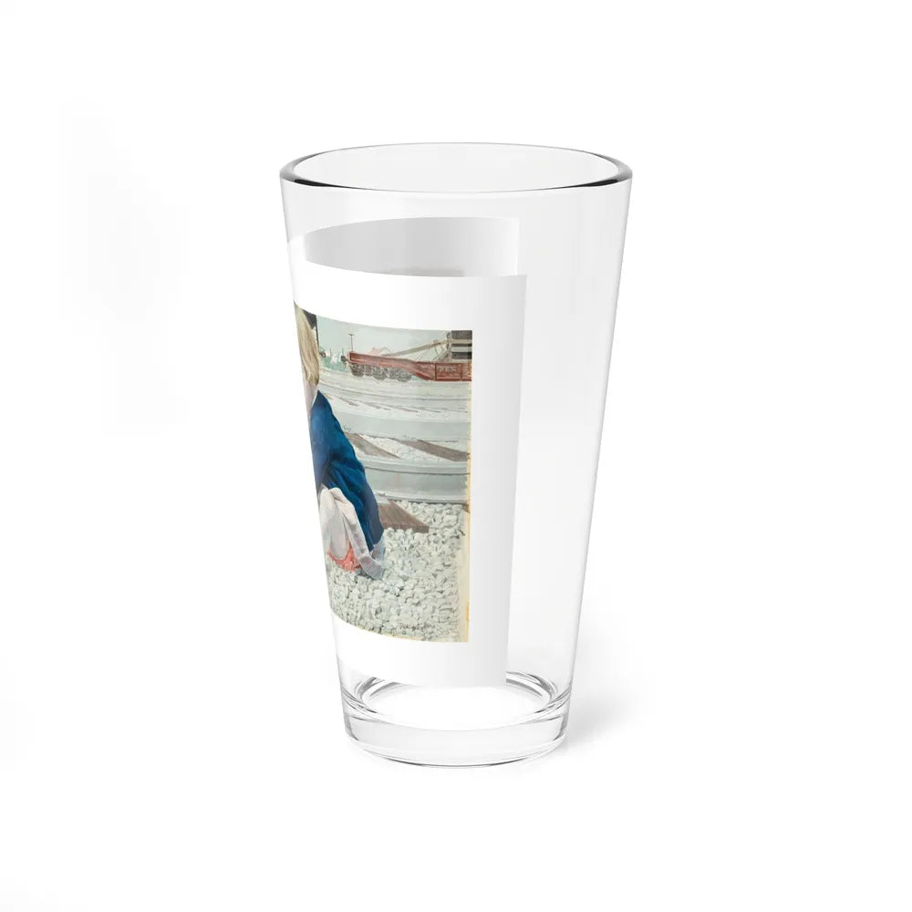 Railyard Illustrations (Magazine Illustration) Pint Glass 16oz-Go Mug Yourself