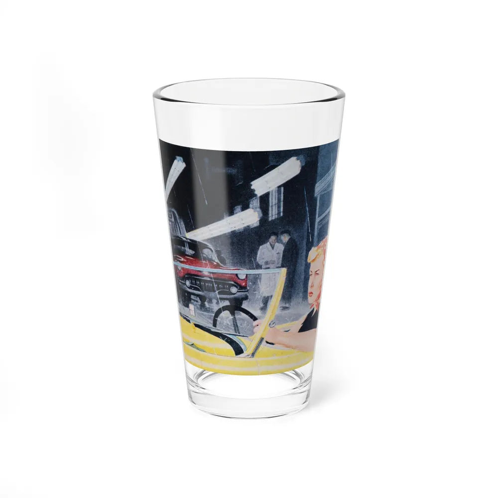 Rain In July (Magazine Illustration) Pint Glass 16oz-16oz-Go Mug Yourself