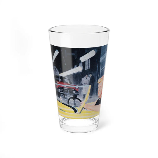 Rain In July (Magazine Illustration) Pint Glass 16oz-16oz-Go Mug Yourself