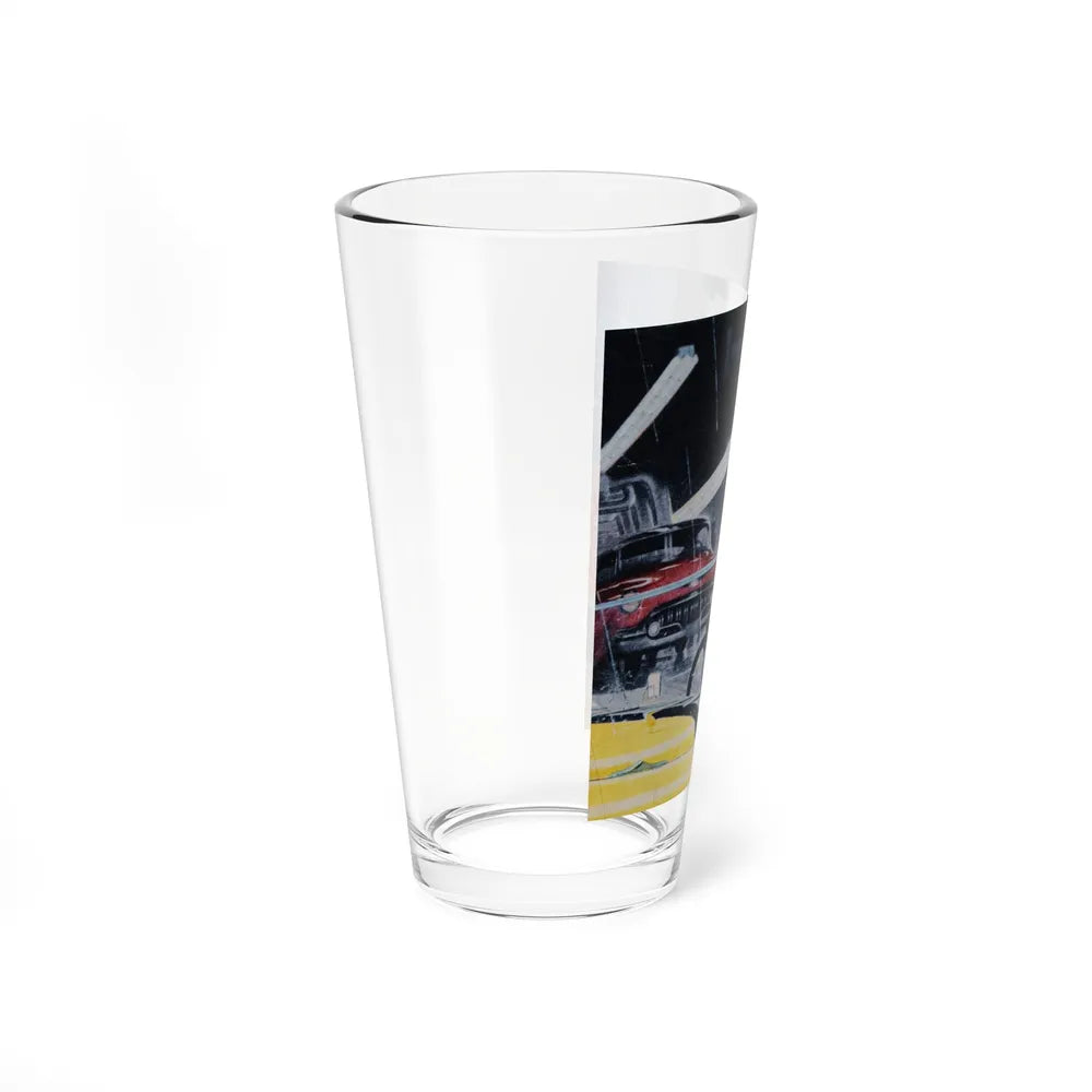 Rain In July (Magazine Illustration) Pint Glass 16oz-Go Mug Yourself