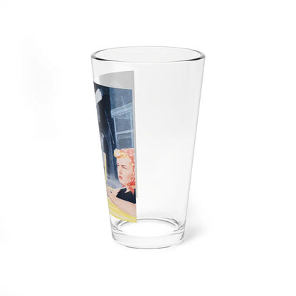 Rain In July (Magazine Illustration) Pint Glass 16oz-Go Mug Yourself