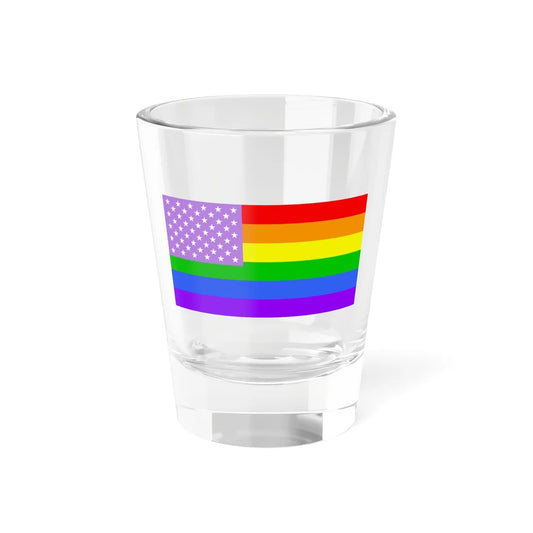 Rainbow flag (United States) Shot Glass 1.5oz 1.5oz - Go Mug Yourself