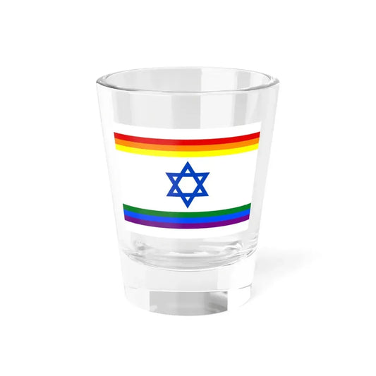 Rainbow Israel (Israel) Shot Glass 1.5oz 1.5oz - Go Mug Yourself