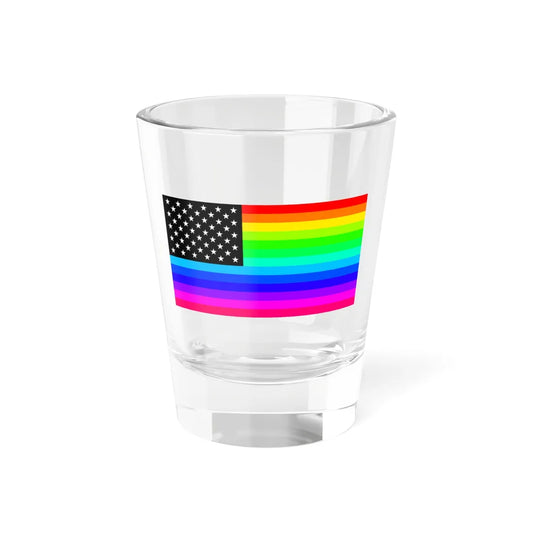 RainbowAmerica (United States) Shot Glass 1.5oz 1.5oz - Go Mug Yourself