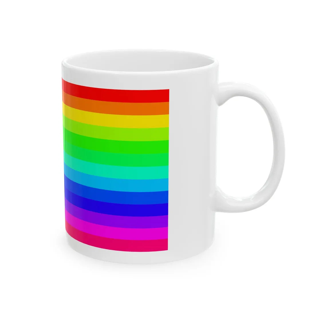 RainbowAmerica (United States) White Coffee Mug - Go Mug Yourself