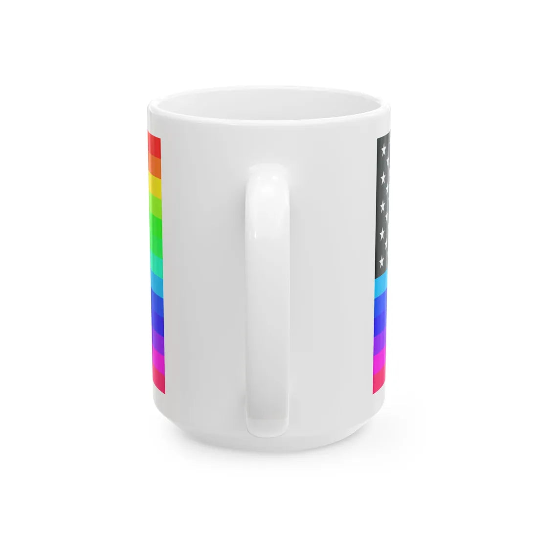 RainbowAmerica (United States) White Coffee Mug - Go Mug Yourself