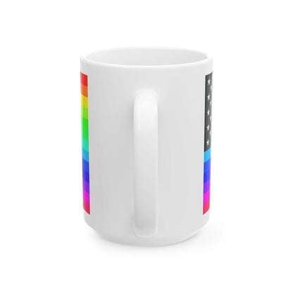 RainbowAmerica (United States) White Coffee Mug - Go Mug Yourself