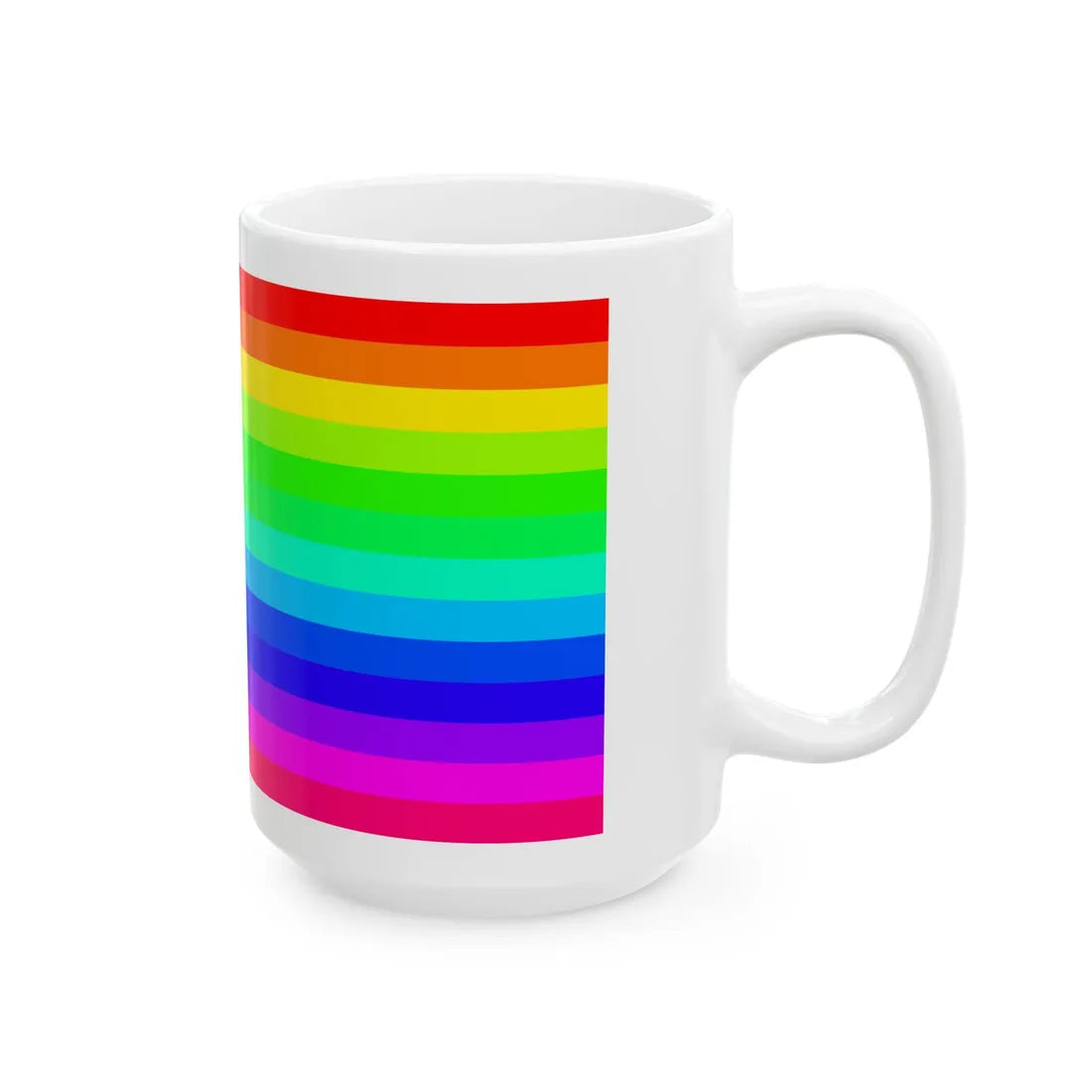 RainbowAmerica (United States) White Coffee Mug - Go Mug Yourself